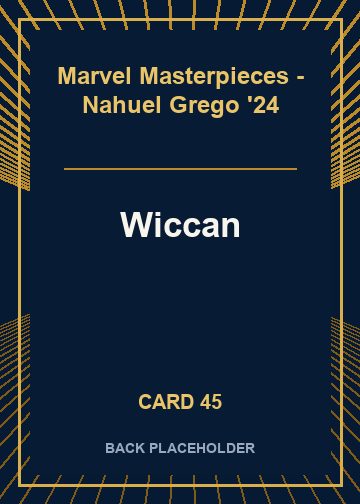 Wiccan back card image
