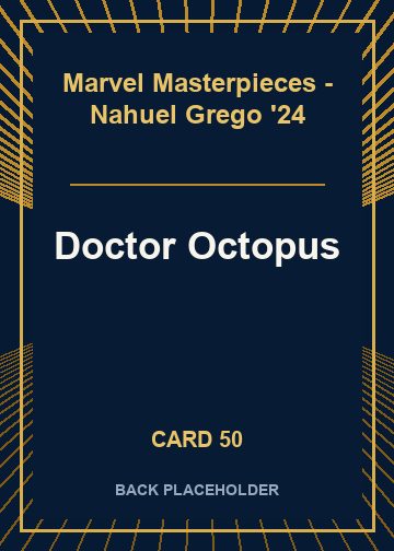 Doctor Octopus back card image