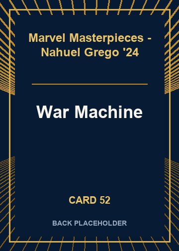 War Machine back card image