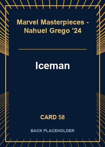 Iceman back card image
