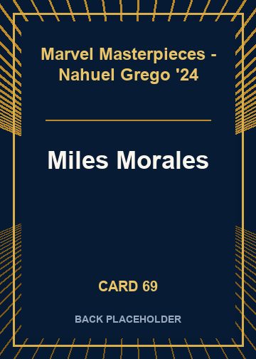 Miles Morales back card image
