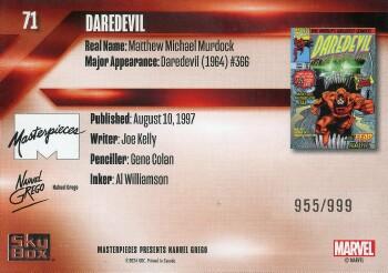 Daredevil back card image
