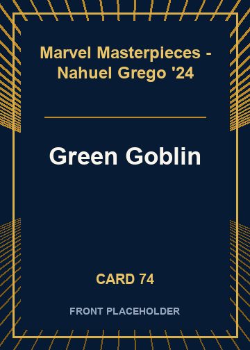 Green Goblin front card image