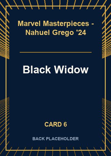 Black Widow back card image