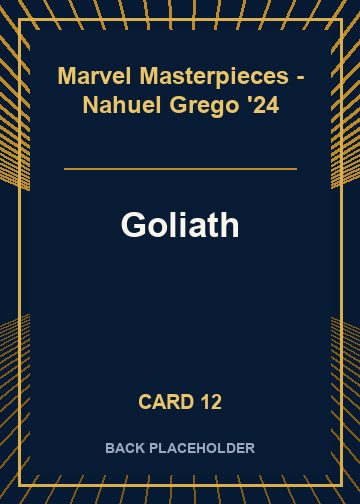Goliath back card image