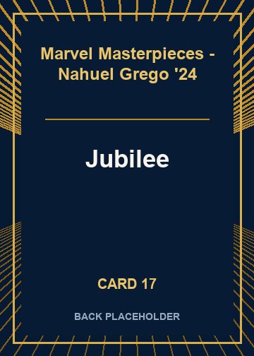 Jubilee back card image
