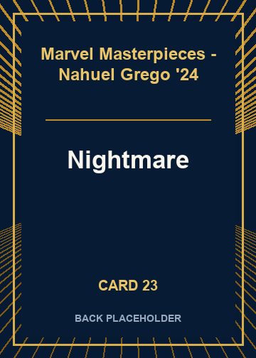 Nightmare back card image