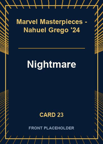 Nightmare front card image