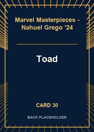 Toad back card image