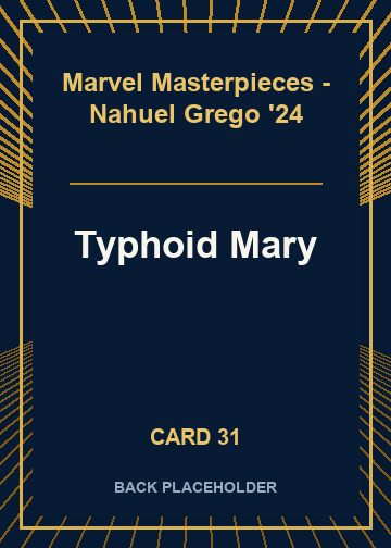 Typhoid Mary back card image