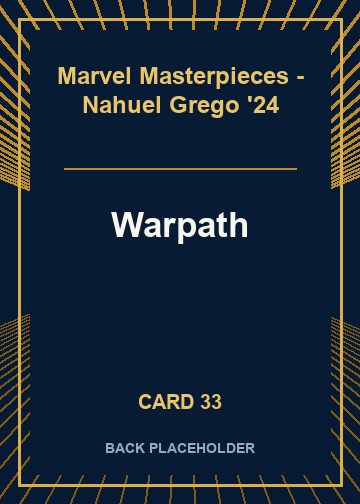 Warpath back card image