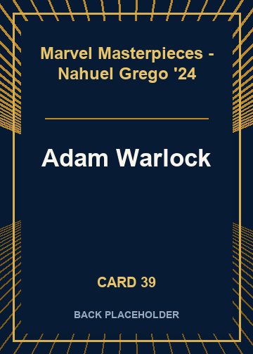 Adam Warlock back card image