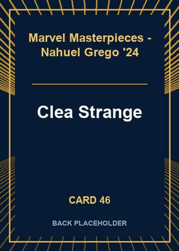 Clea Strange back card image