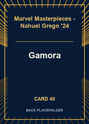 Gamora back card image