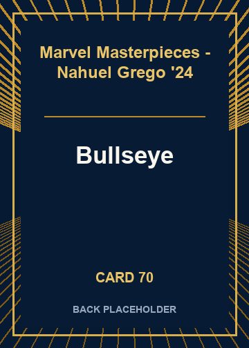 Bullseye back card image
