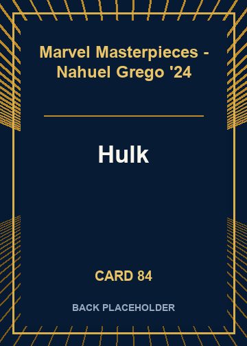 Hulk back card image