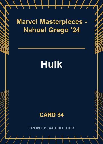 Hulk front card image