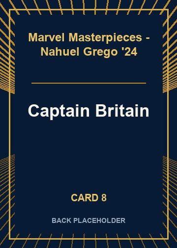Captain Britain back card image