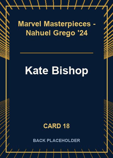 Kate Bishop back card image