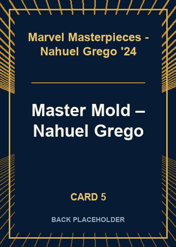 Master Mold back card image