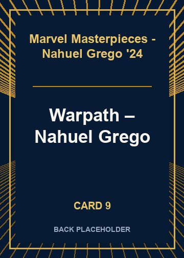 Warpath back card image