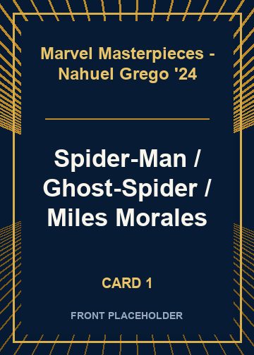 Spider-Man / Ghost-Spider / Miles Morales card thumbnail