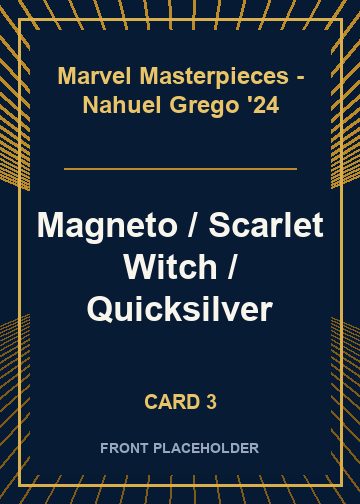Magneto / Scarlet Witch / Quicksilver card thumbnail