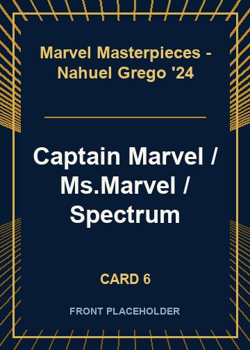 Captain Marvel / Ms.Marvel / Spectrum front card image