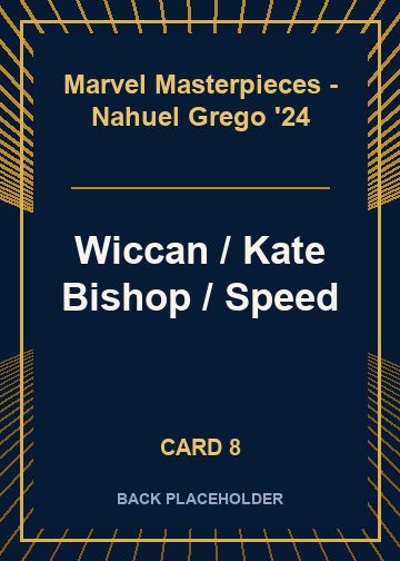 Wiccan / Kate Bishop / Speed back card image