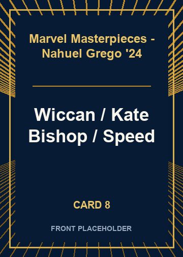 Wiccan / Kate Bishop / Speed card thumbnail