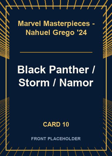 Black Panther / Storm / Namor card thumbnail