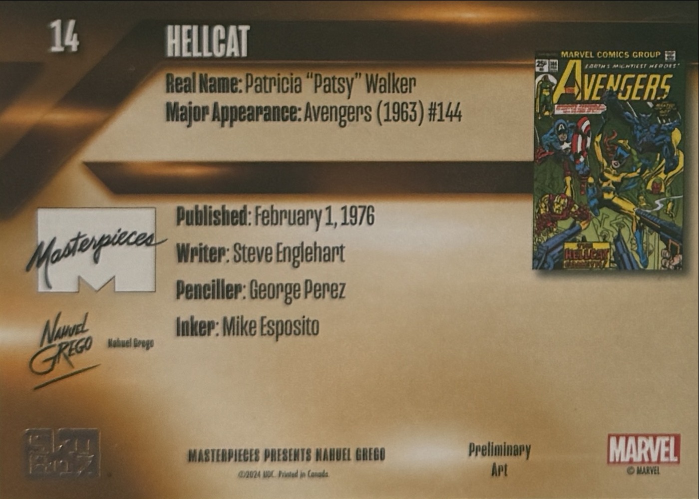 Hellcat back card image