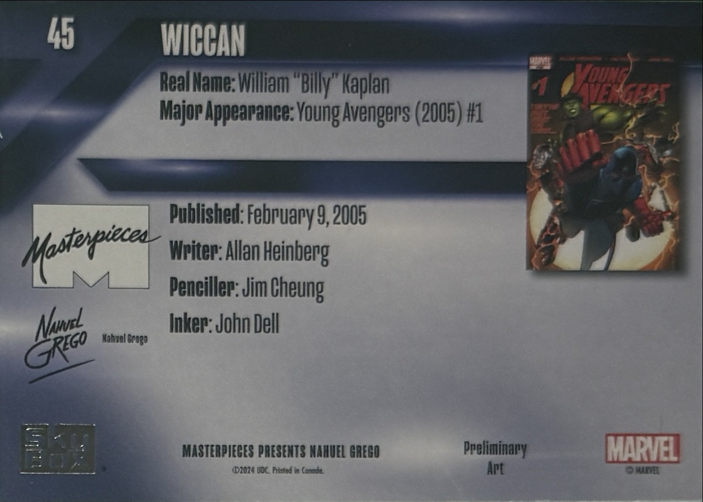 Wiccan back card image