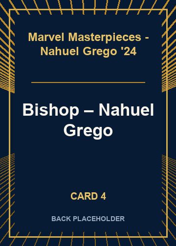 Bishop back card image