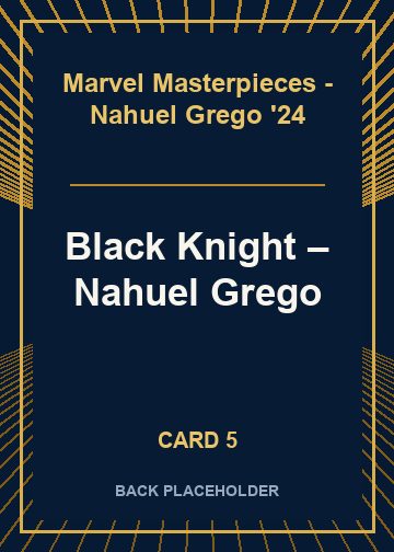 Black Knight back card image