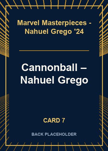 Cannonball back card image