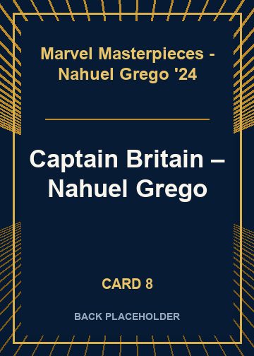 Captain Britain back card image