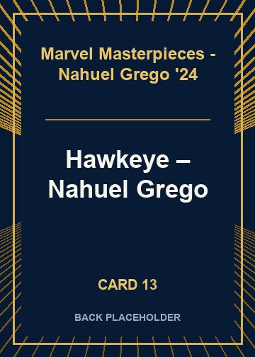 Hawkeye back card image
