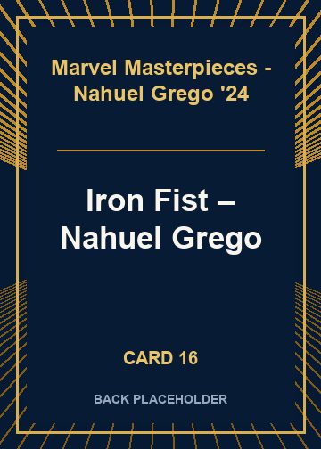 Iron Fist back card image