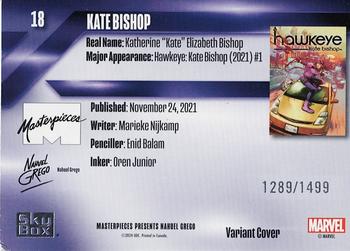 Kate Bishop back card image