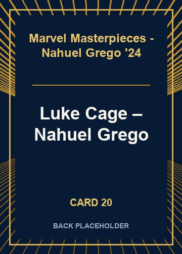 Luke Cage back card image