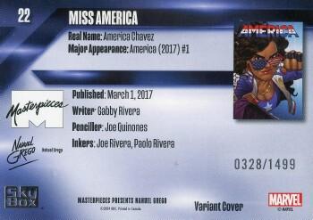 Miss America back card image