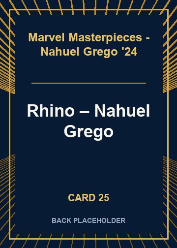 Rhino back card image
