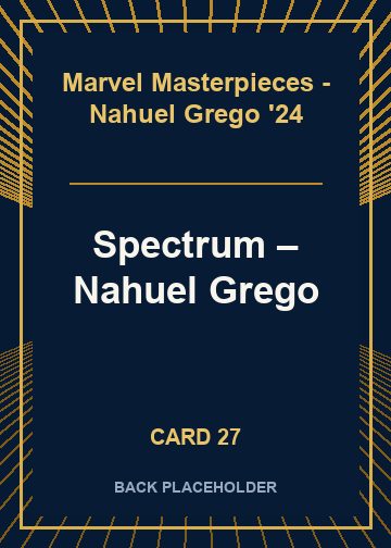 Spectrum back card image