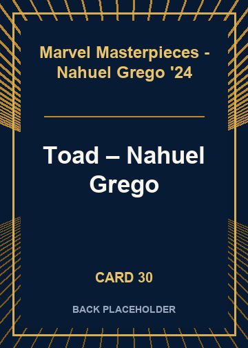 Toad back card image