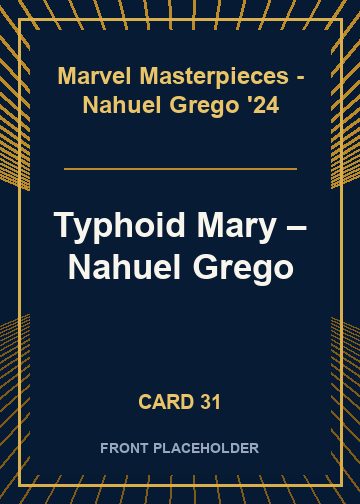 Typhoid Mary front card image