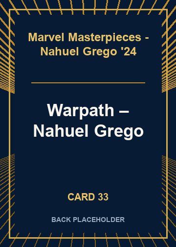 Warpath back card image