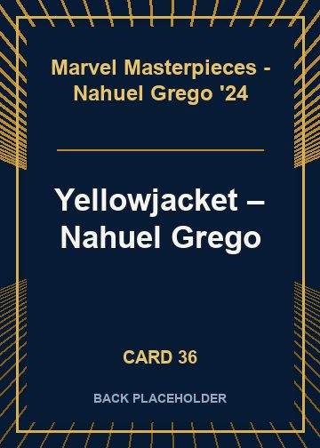 Yellowjacket back card image