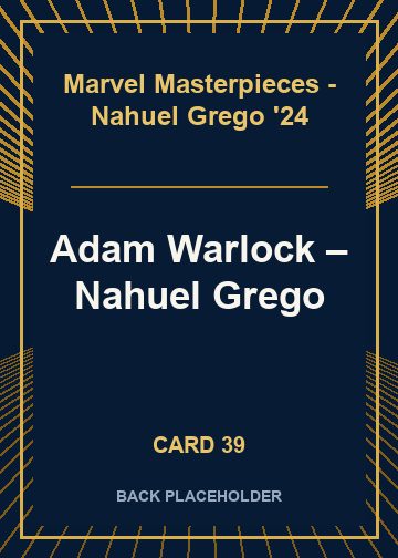 Adam Warlock back card image