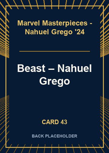 Beast back card image